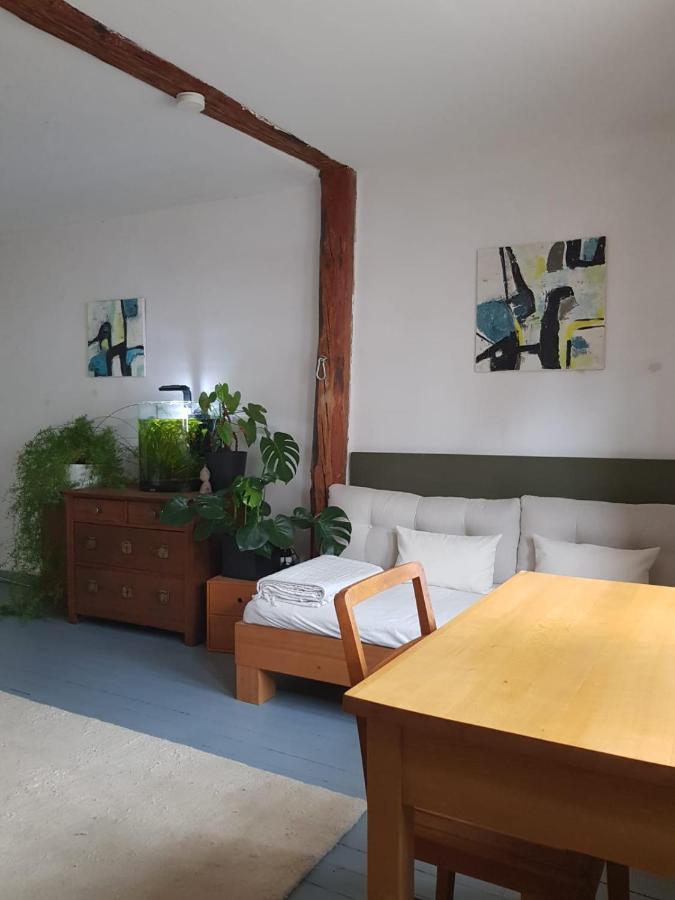 Aeltestes Haus In Quentel - Ferienwohnung 2 Mit Dachterrasse Lichtenau Eksteriør bilde