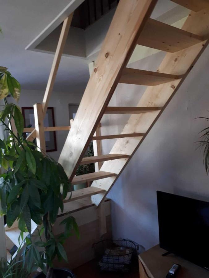 Aeltestes Haus In Quentel - Ferienwohnung 2 Mit Dachterrasse Lichtenau Eksteriør bilde
